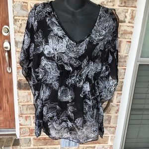 Top chiffon blouse 100% percent polyester
